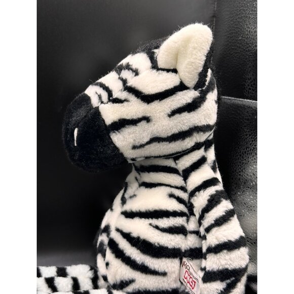 Zebra Plush Nici by Enesco Wild 14" Stuffed Animal Germany Weighted Vtg RARE - Picture 13 of 16